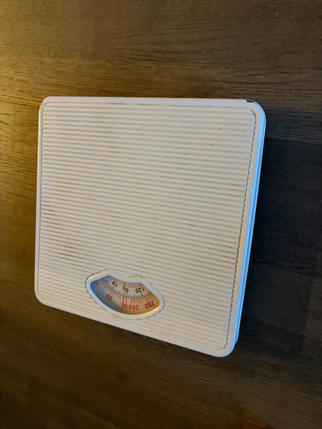White Analog Bathroom Scale - photo 2