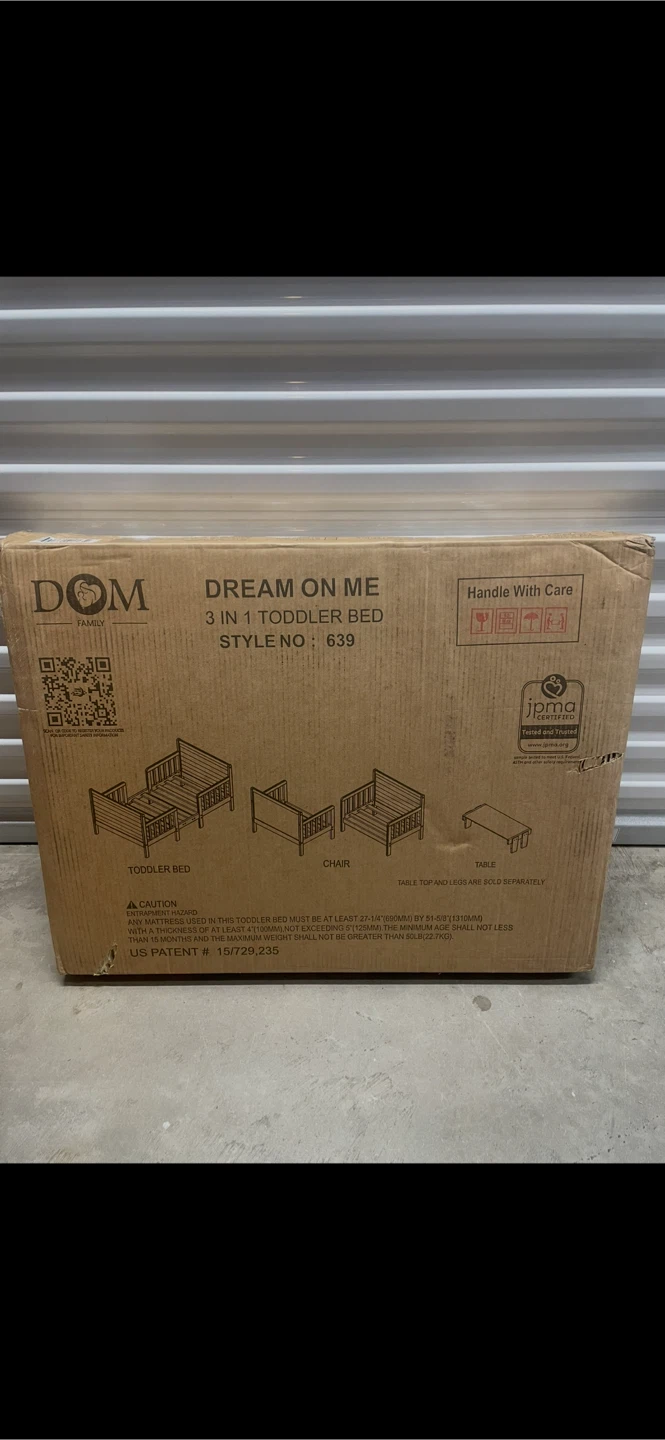 NEW Toddler Bed