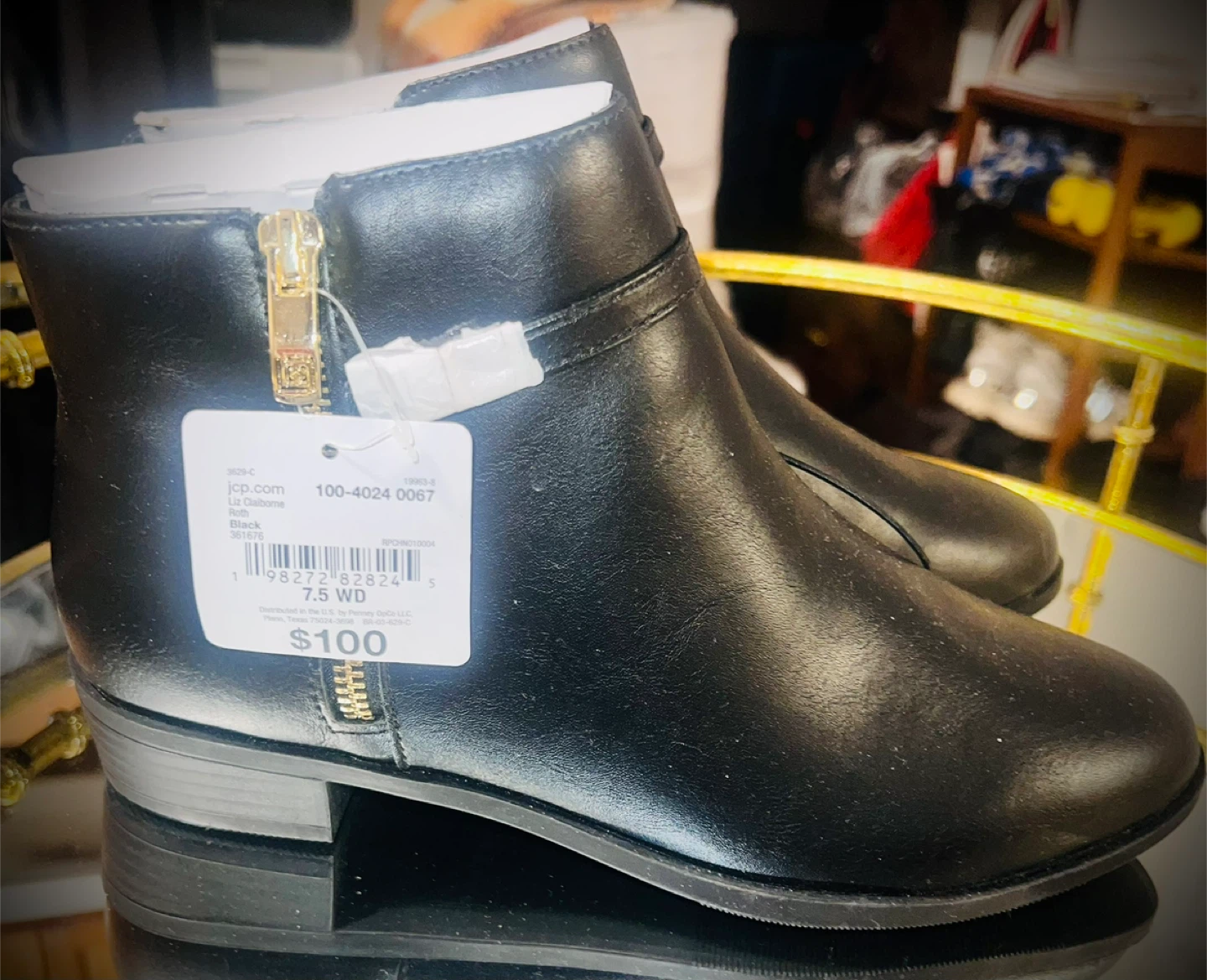 Liz Claiborne Roth Stacked Heel Booties - photo 3