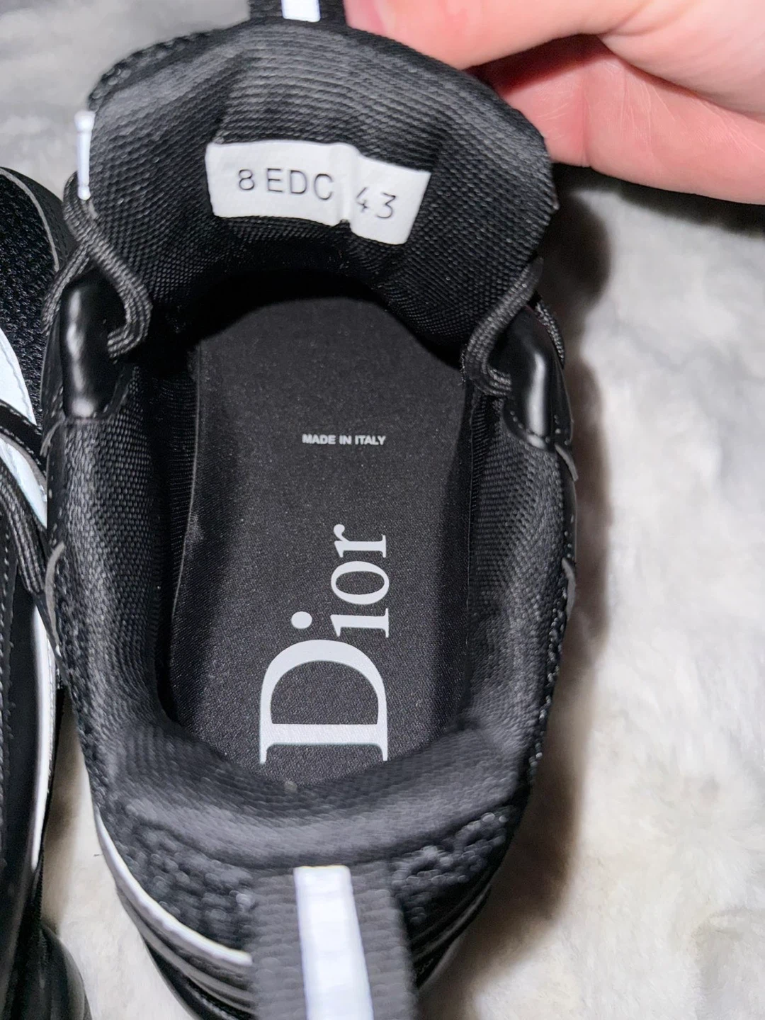 Dior B23 Sneakers Black Reflective Size 43 - photo 4