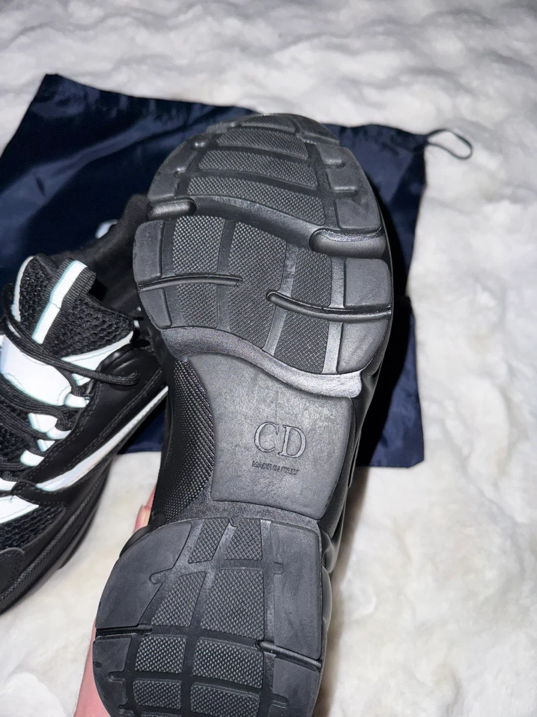 Dior B23 Sneakers Black Reflective Size 43 - photo 3