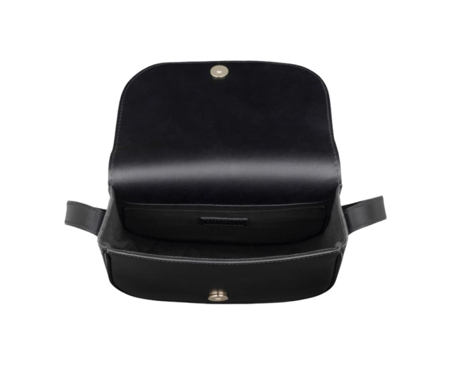 A.P.C. Black Leather Saddle Bag - photo 5