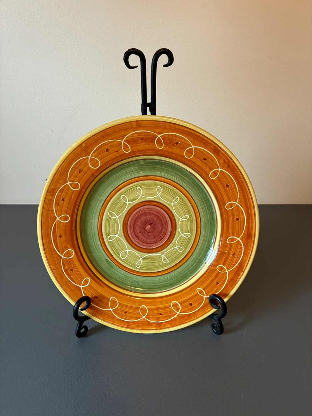 Black Metal Display Easel for Plates - photo 3