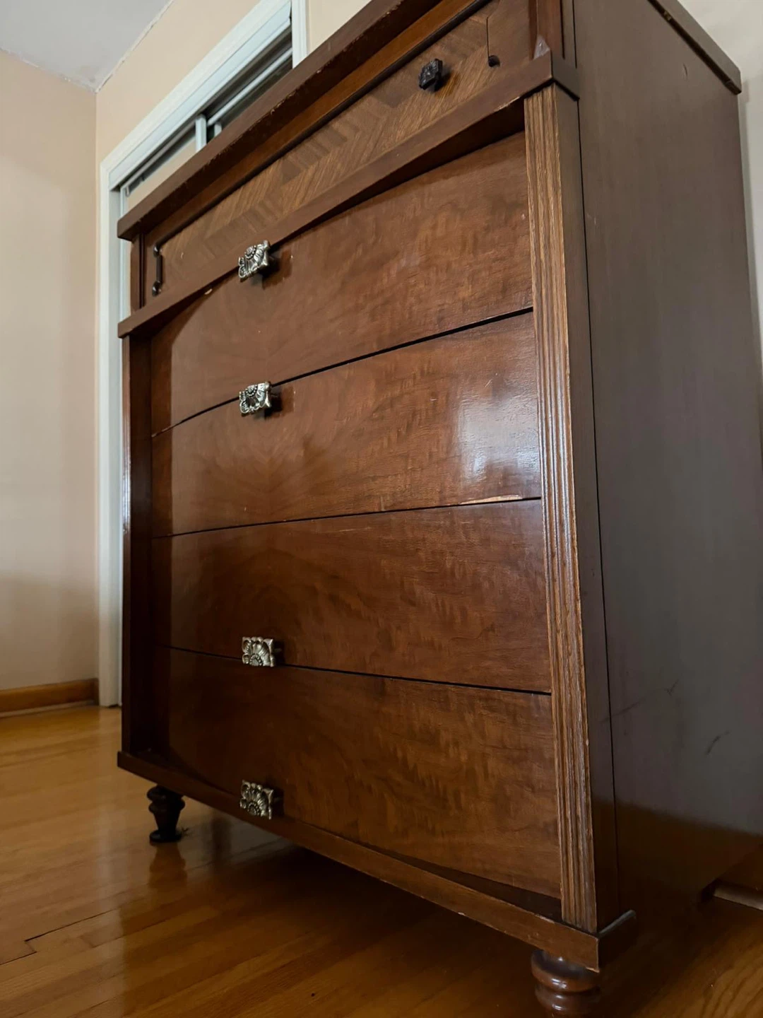 Wooden Dresser with Mirror - photo 2