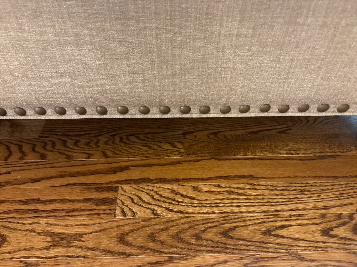 Beige Upholstered Sofa with Accent Pillows - photo 3