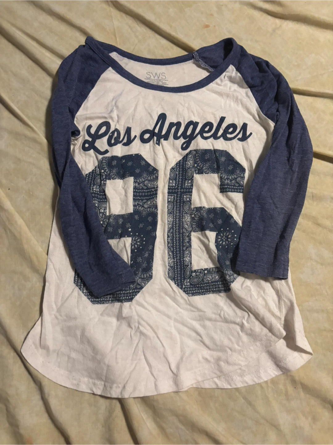 SWS Los Angeles 96 Baseball T-Shirt