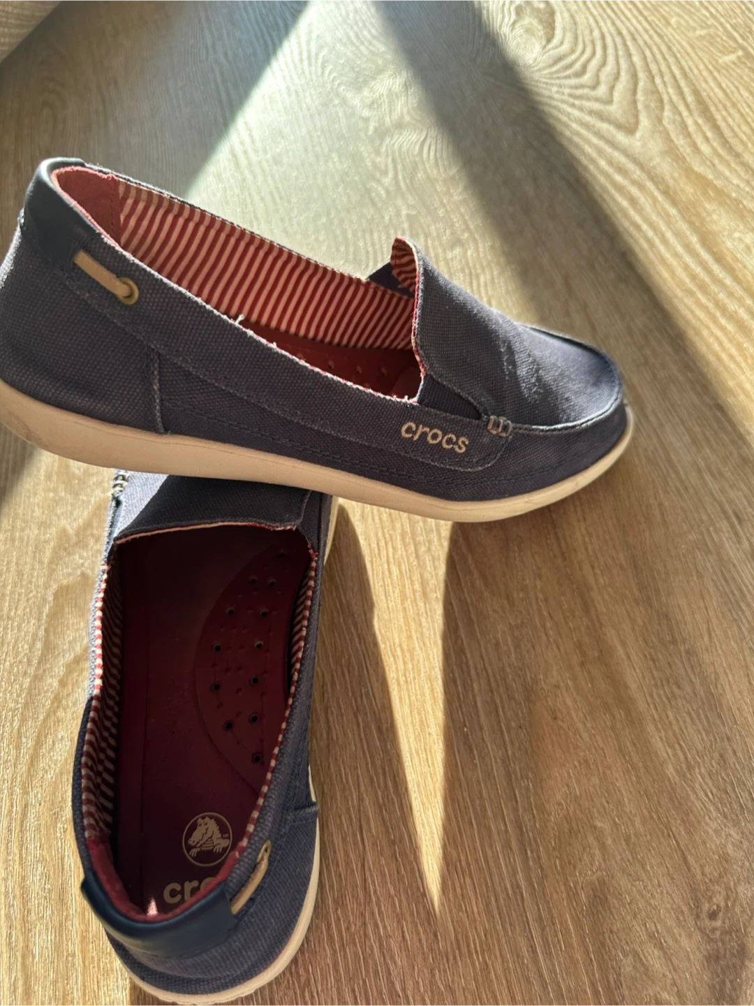 Crocs Women's Navy Loafer Shoes - photo 3