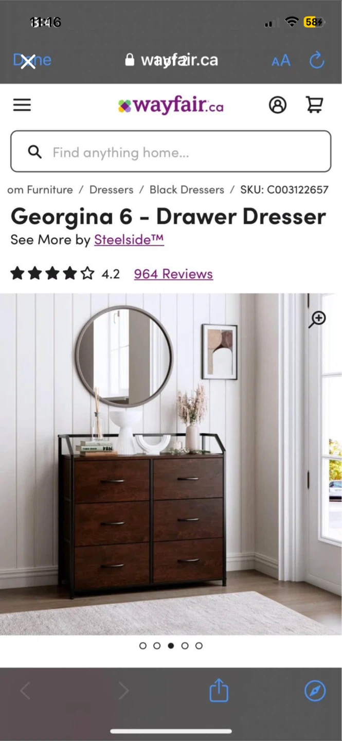 6-Drawer Dresser - photo 2