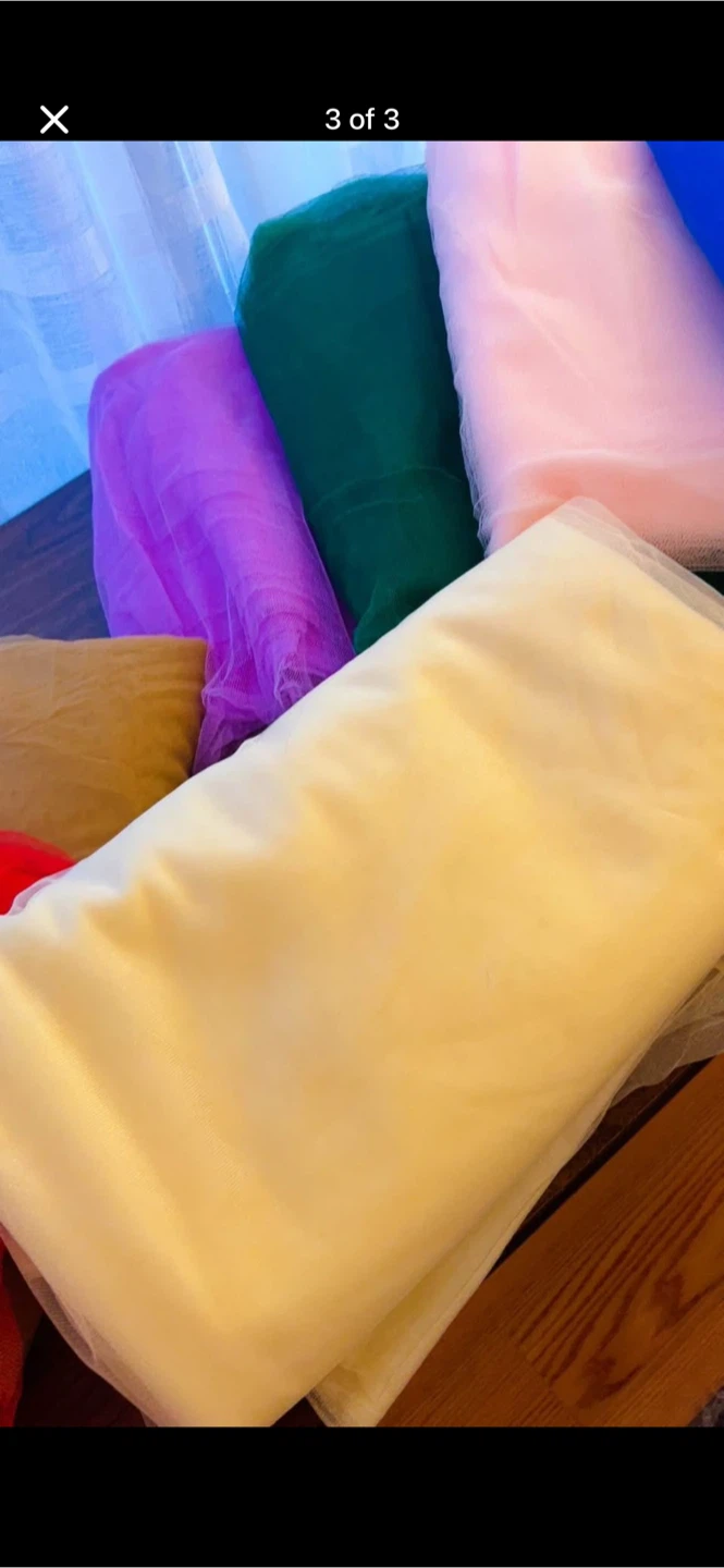Assorted Colours of Tulle Fabric Rolls - photo 3
