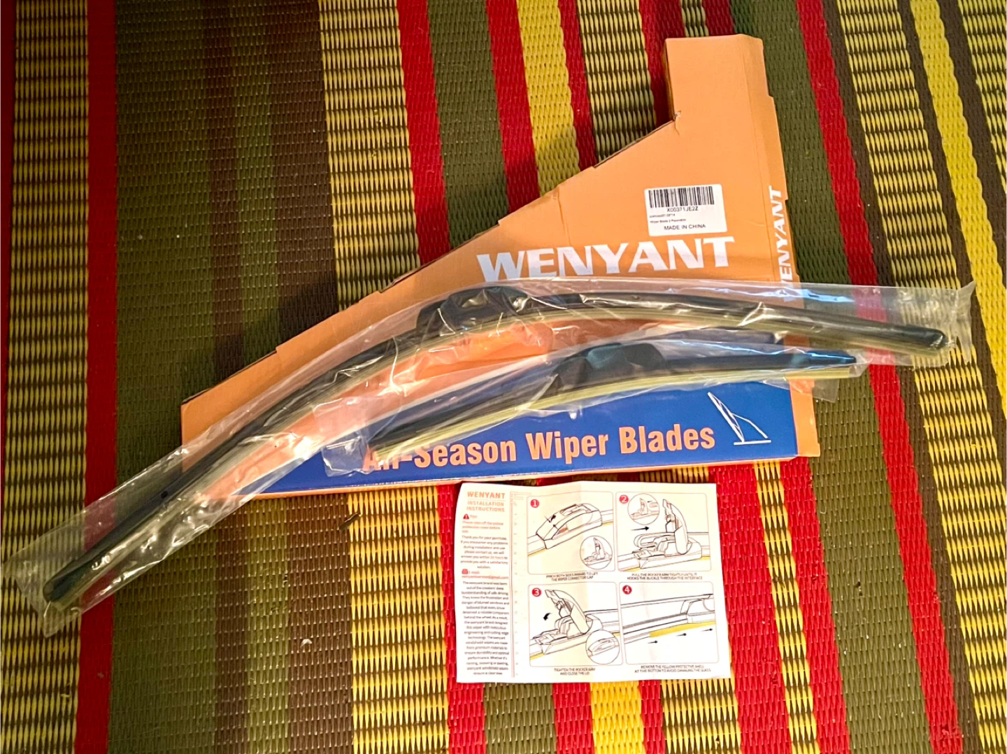 NEW Wenyant 28 inch + 14 inch Windshield Wiper Blades 2 Pack