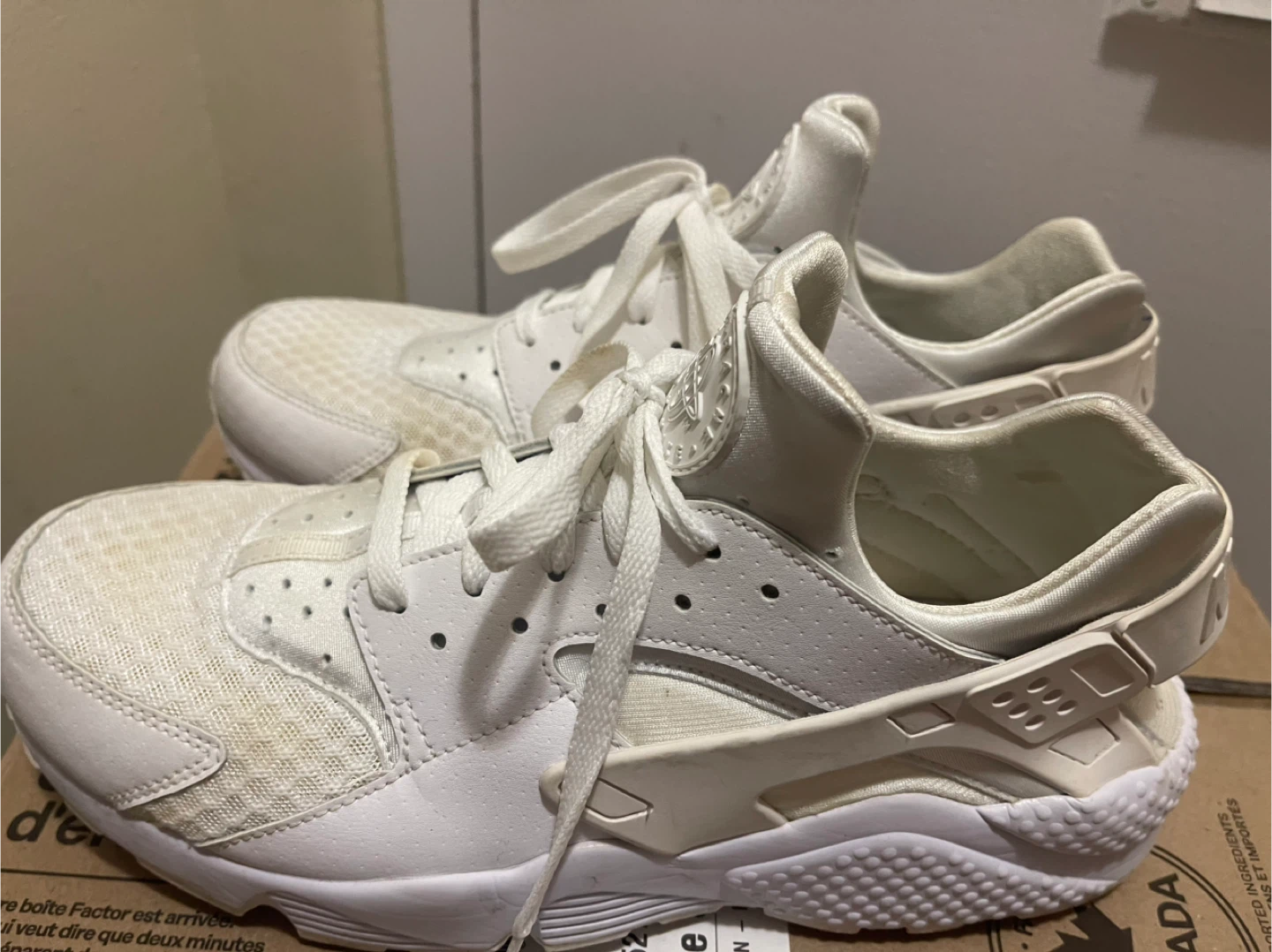Nike Air Huarache White Running Shoes - Size 13 US - photo 2