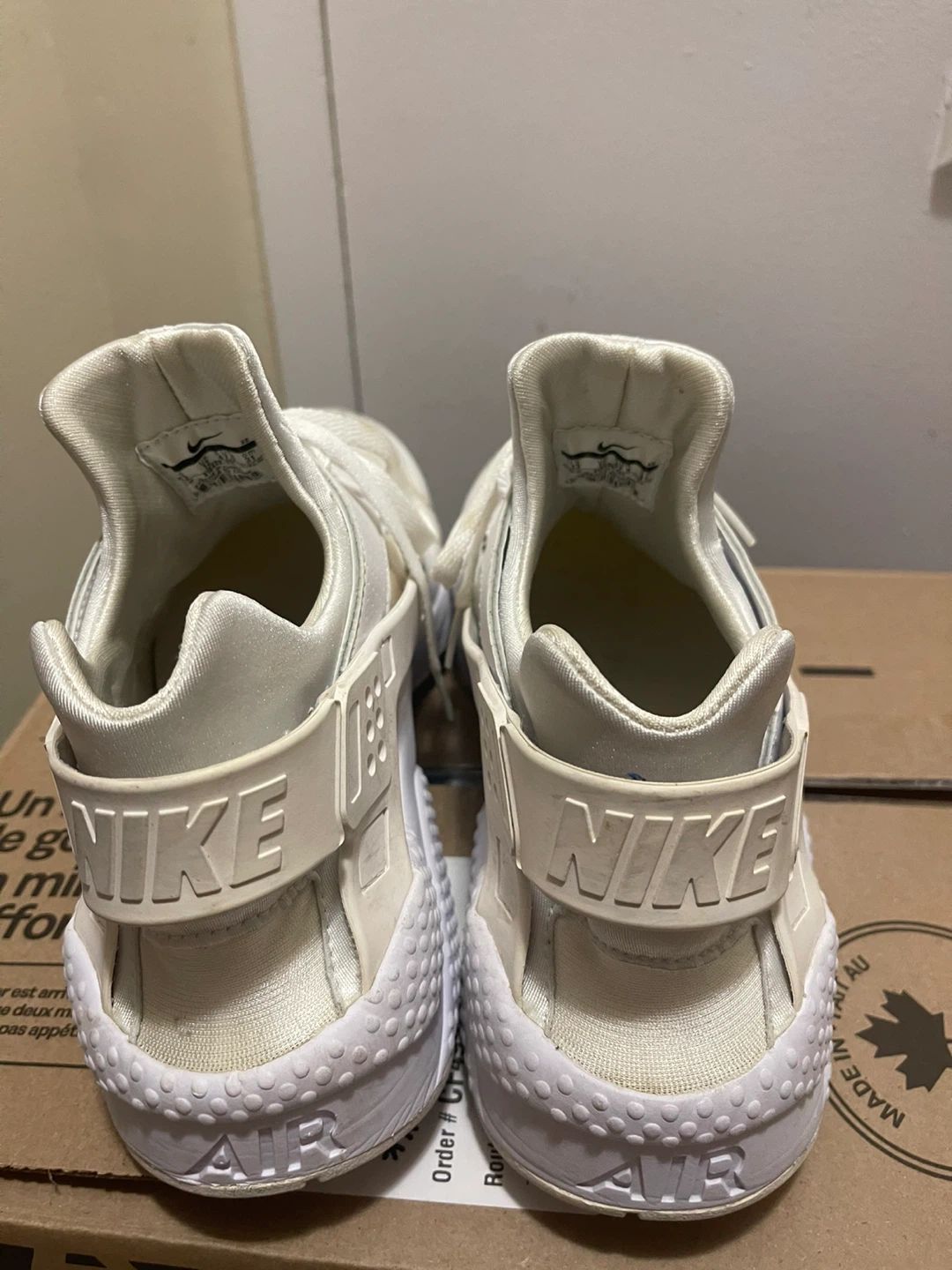 Nike Air Huarache White Running Shoes - Size 13 US - photo 4