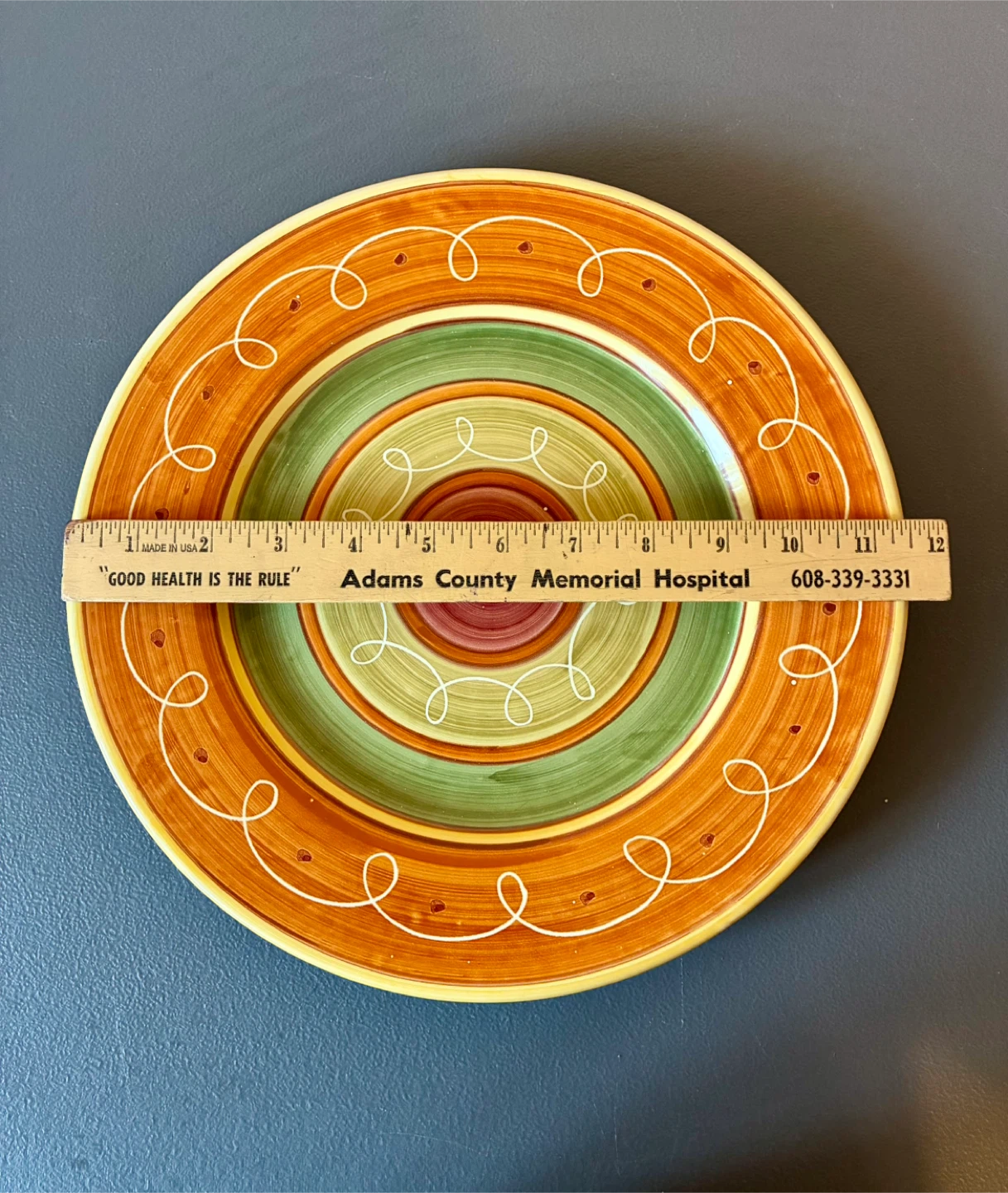 Pier 1 Etrusco Handpainted Plate - photo 4