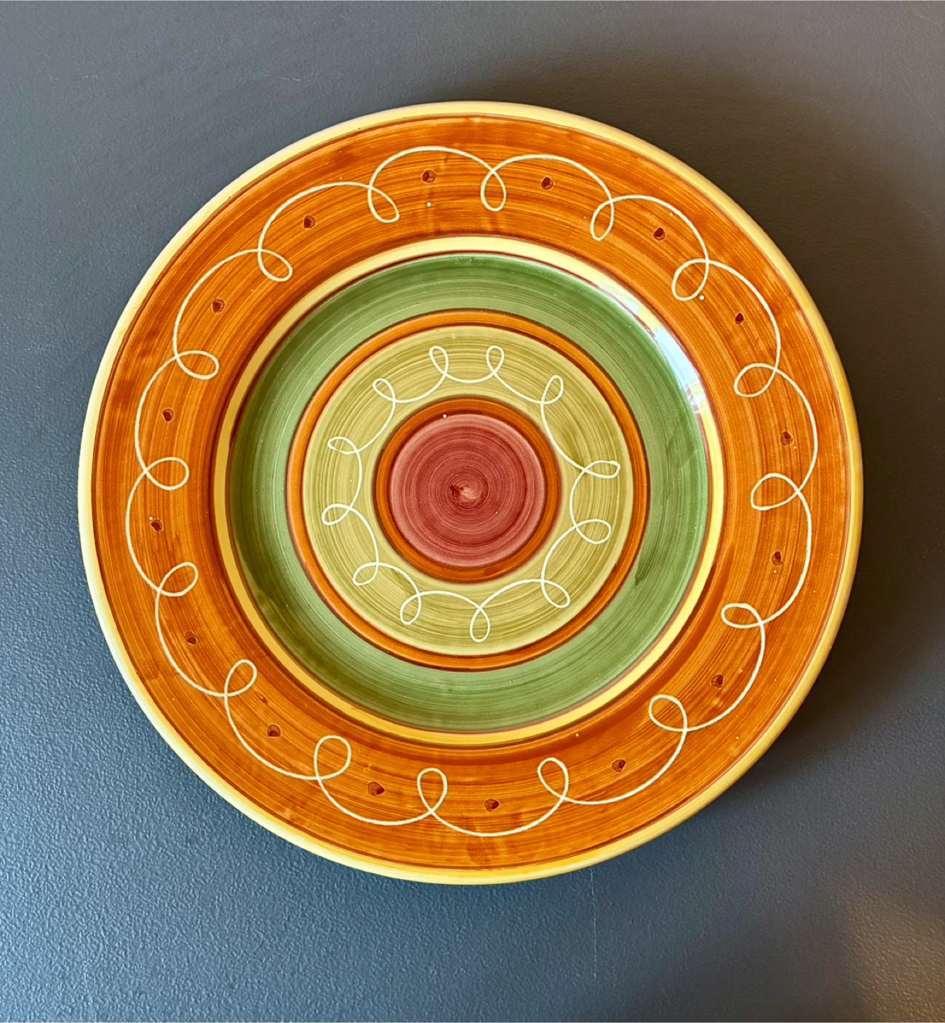 Pier 1 Etrusco Handpainted Plate