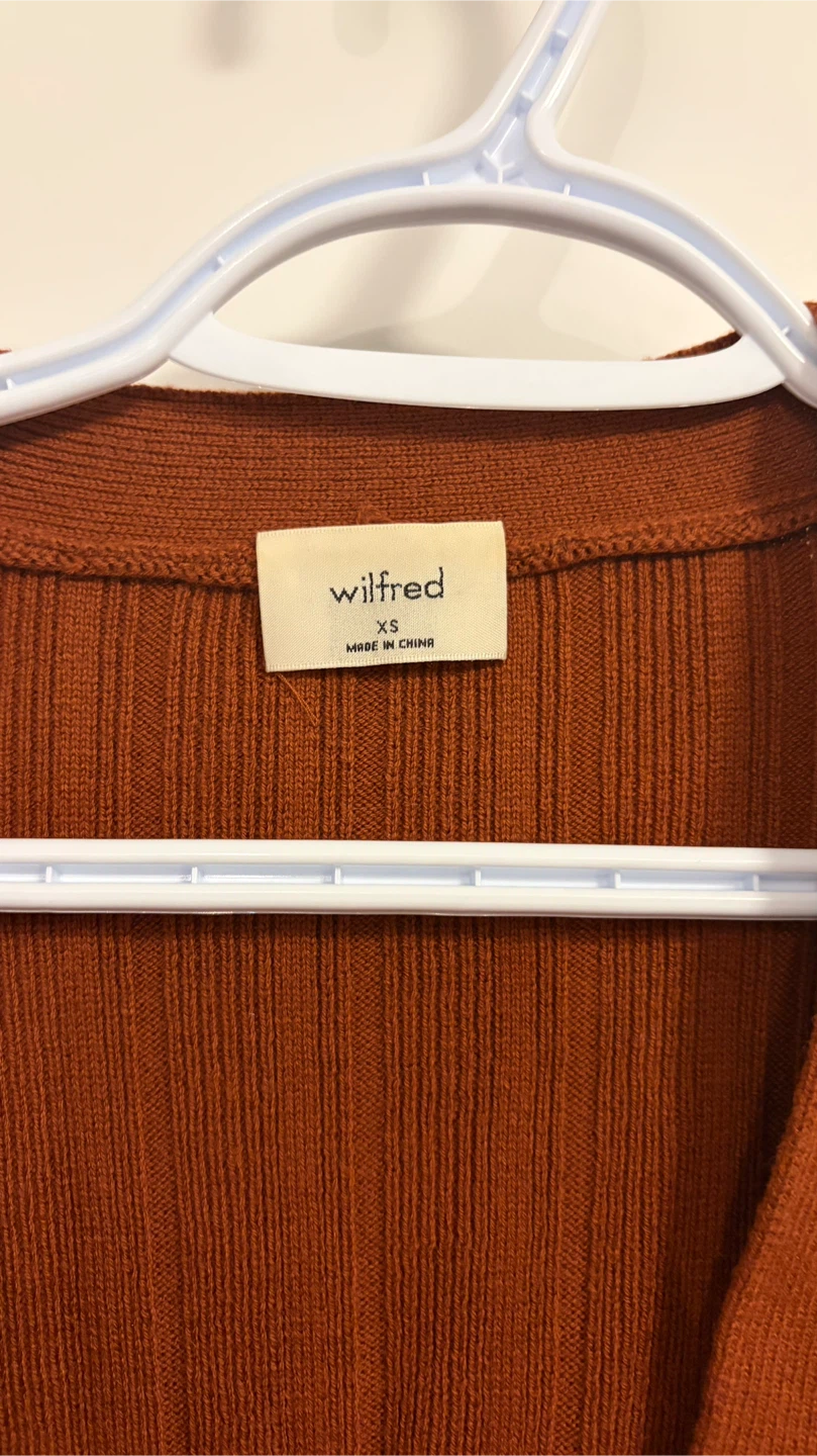 Wilfred plunge front cardigan - photo 3
