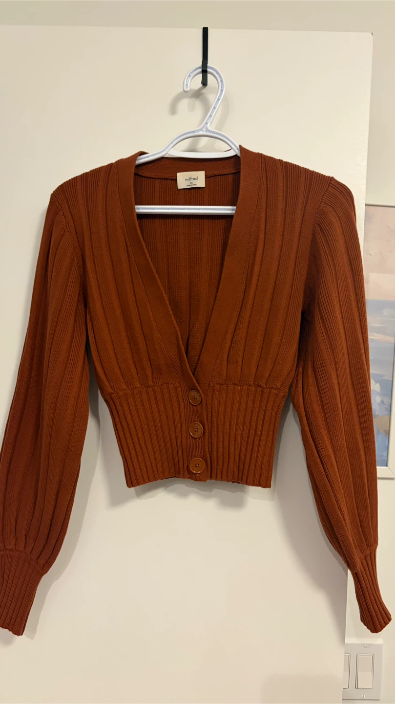 Wilfred plunge front cardigan - photo 2