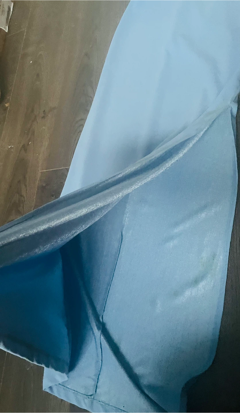 Blue Spaghetti Strap Maxi Dress - photo 4