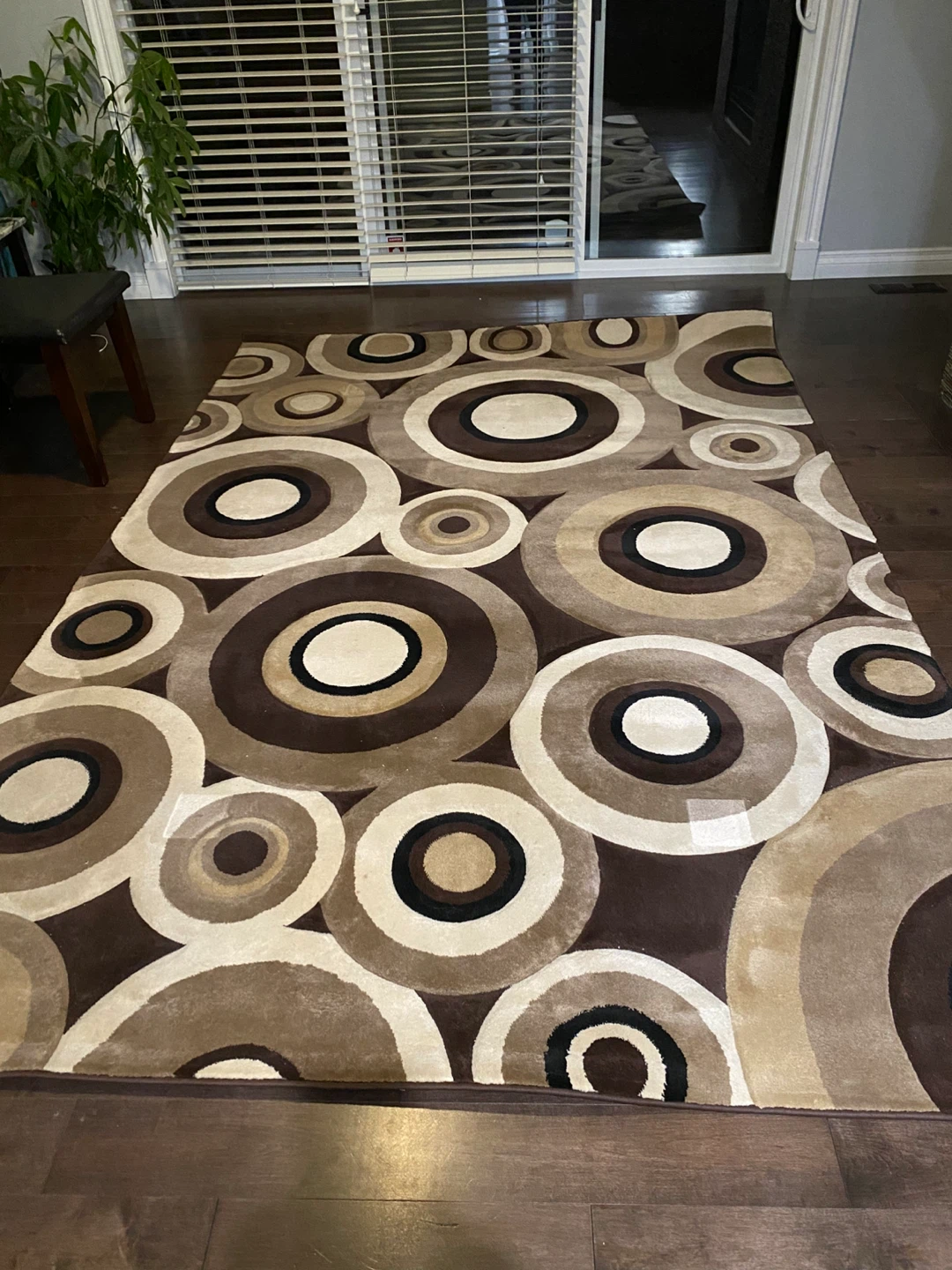 Large Geometric Circle Area Rug - photo 4