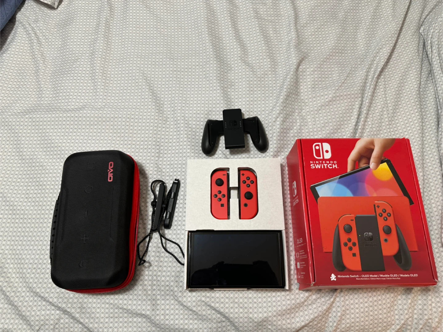 Nintendo Switch OLED Mario Red Edition with Accessories - photo 2