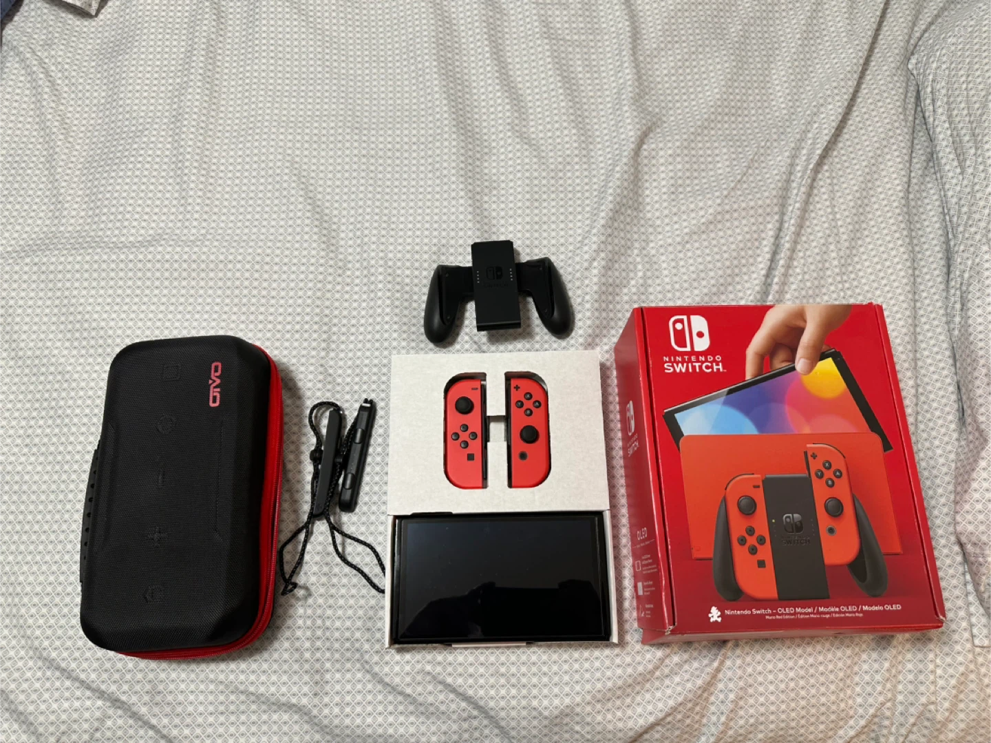Nintendo Switch OLED Mario Red Edition with Accessories