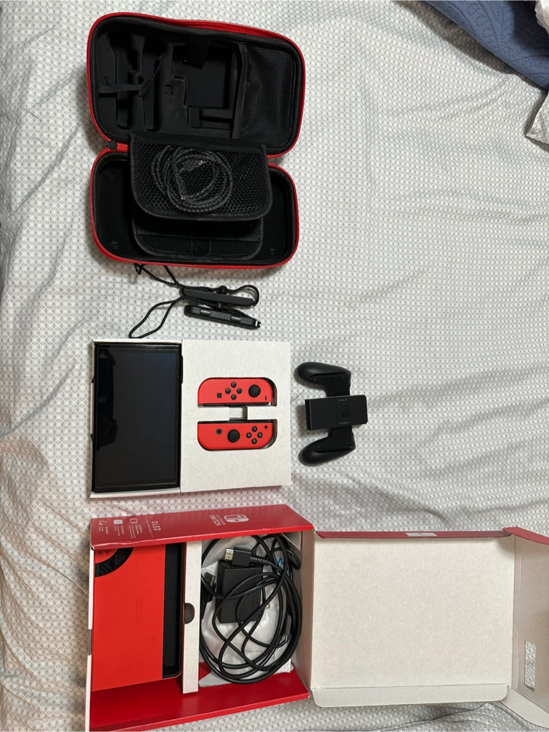 Nintendo Switch OLED Mario Red Edition with Accessories - photo 4