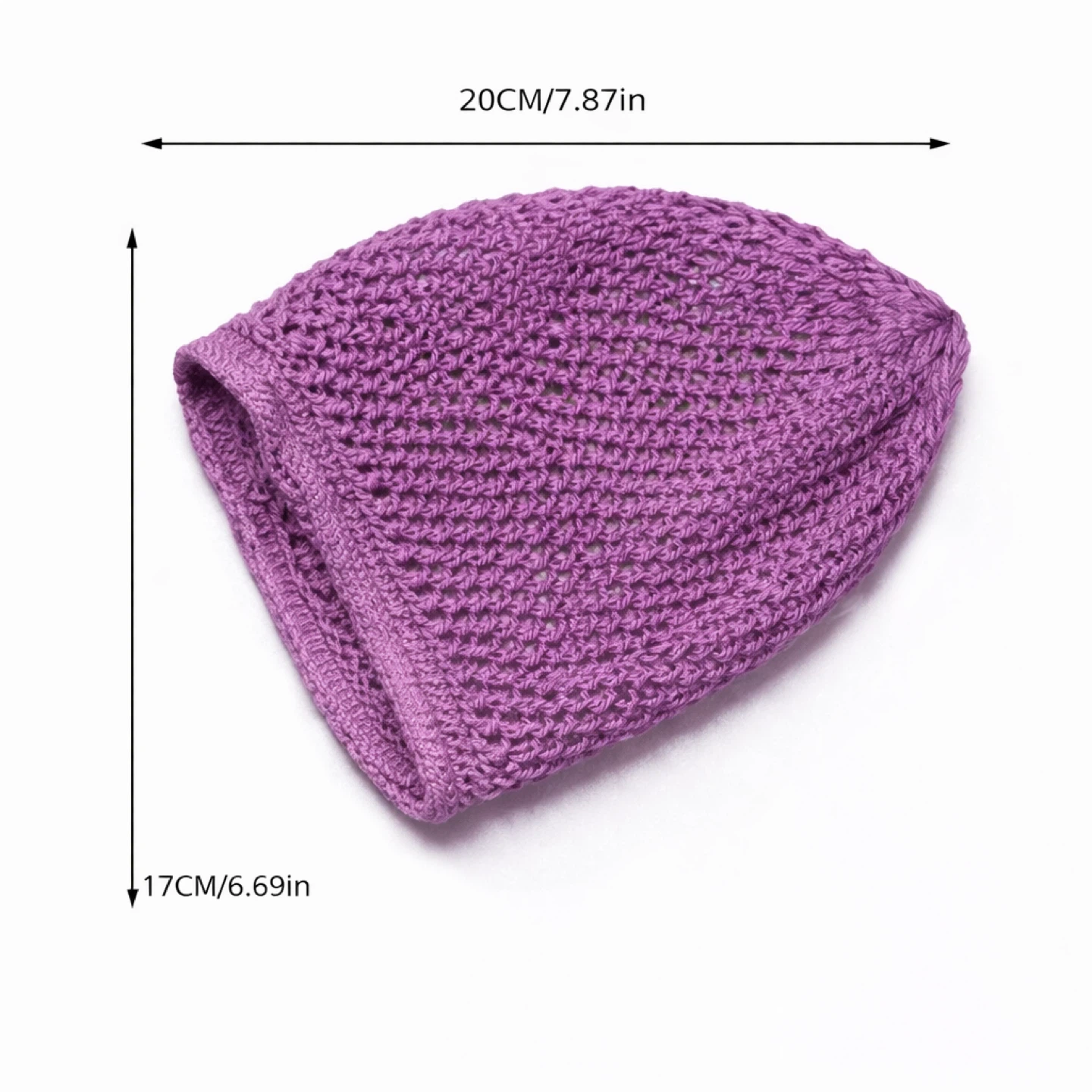 Crocheted Shower Cap/Hair Net - Various Colors - photo 2