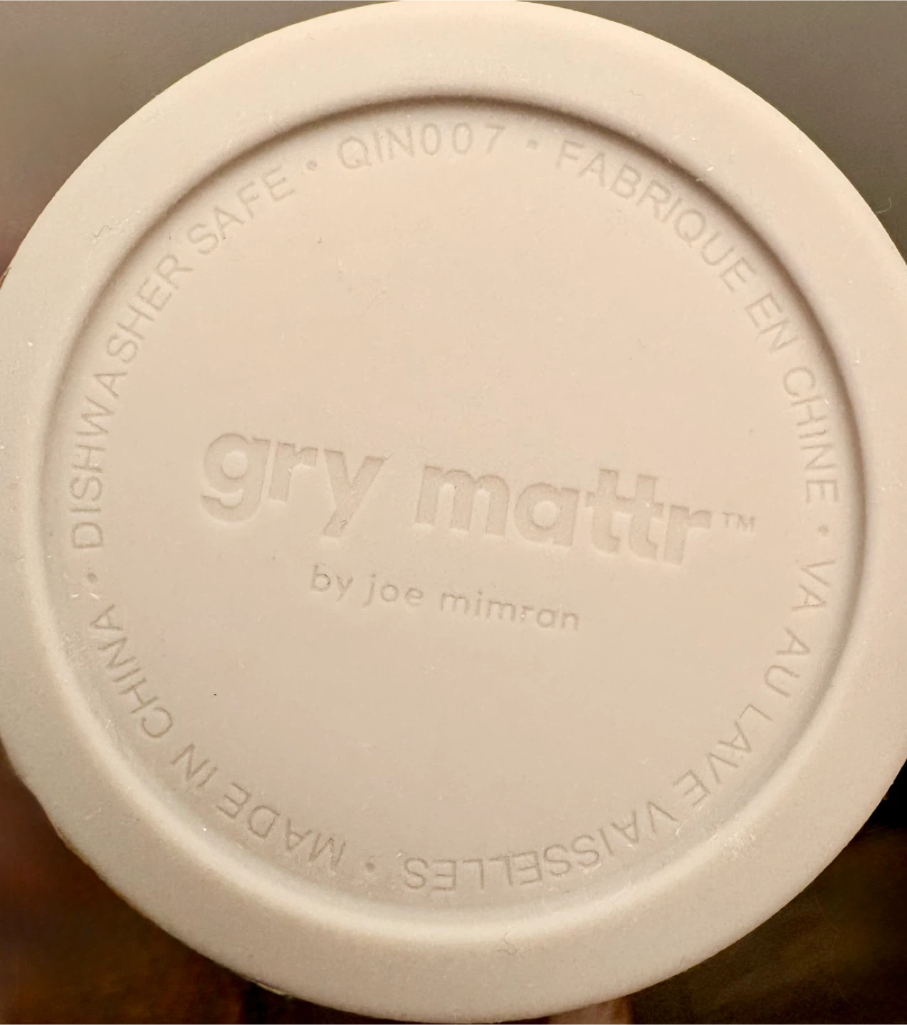 🥕Brand New Gry Mattre  White Mug with Lid - photo 3