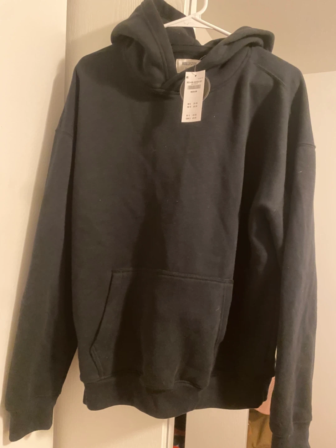 Hollister Black Hoodie - Men Medium