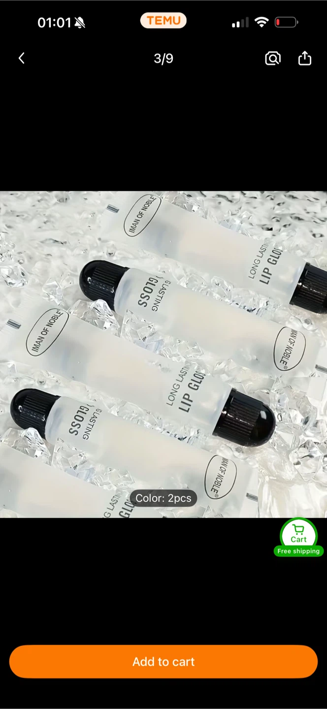 NOBLE Long Lasting Lip Gloss - 2 Pcs - photo 4