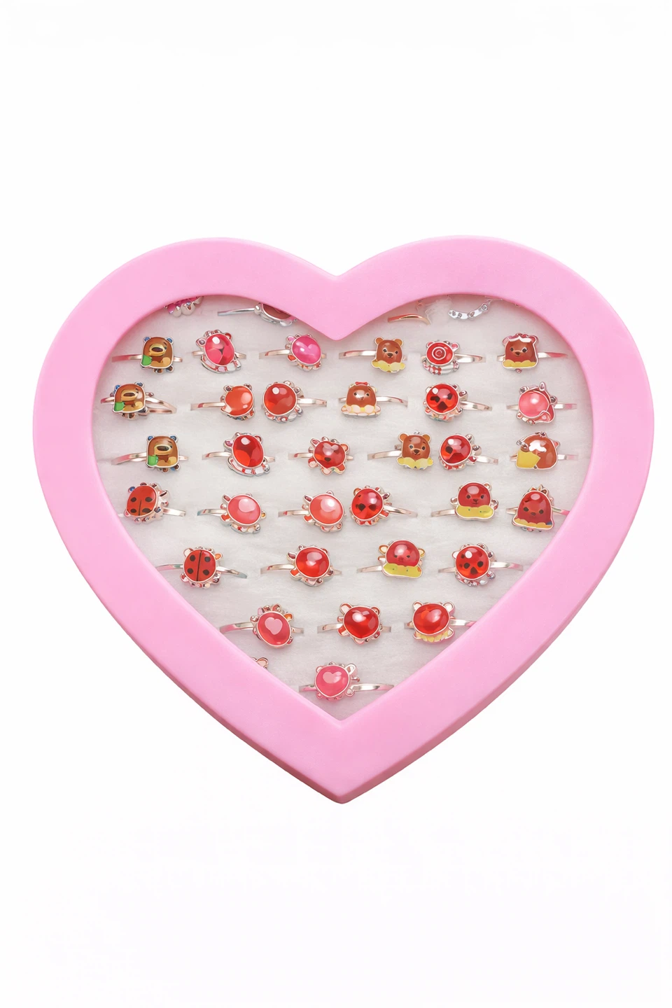 Set of 36 Kids' Toy Rings