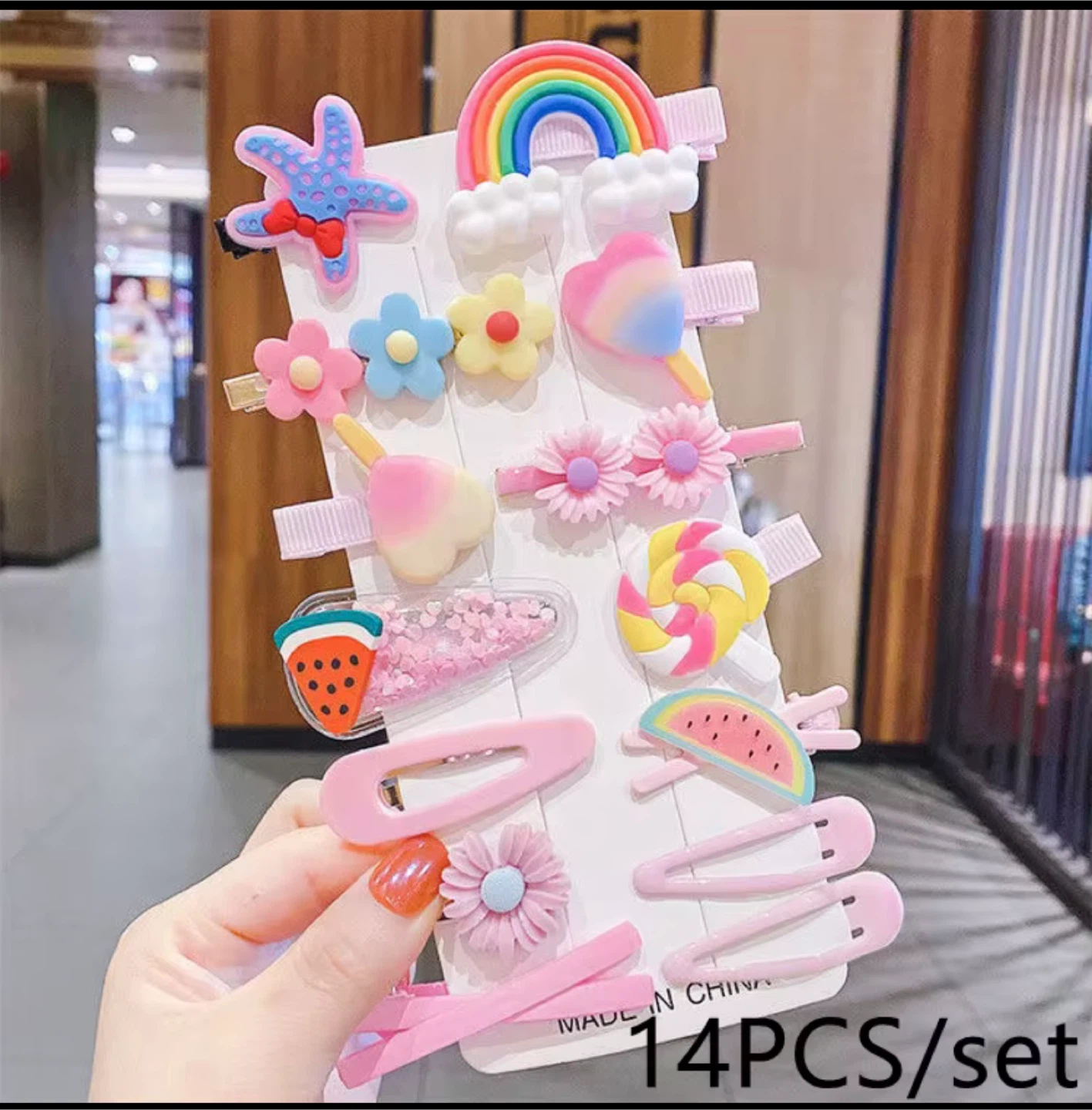 Kids Hair Clip Set - 14 Pieces - photo 5