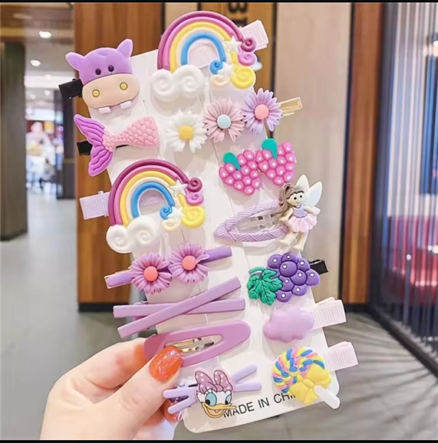 Kids Hair Clip Set - 14 Pieces - photo 3