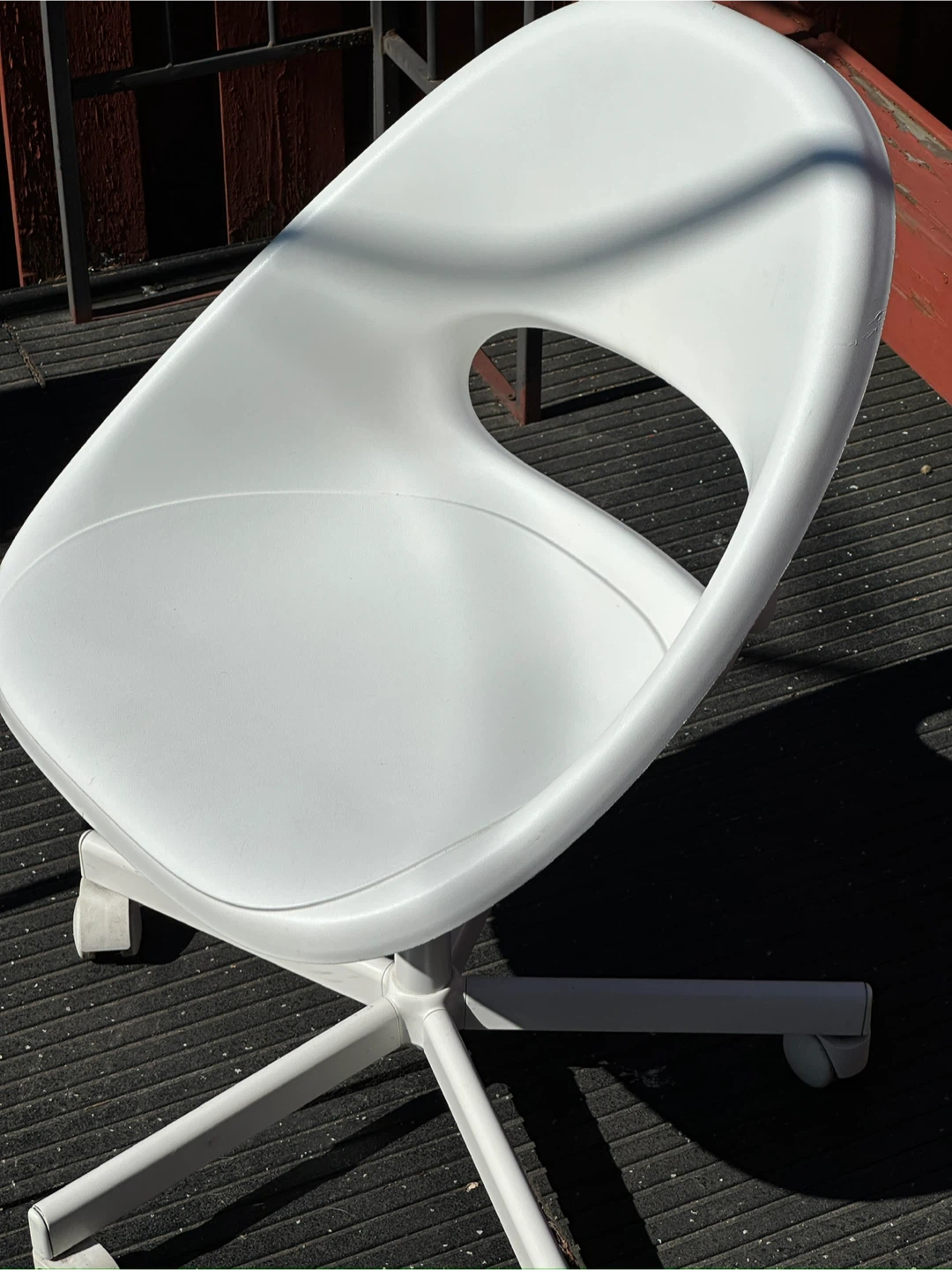 White Swivel Office Chair