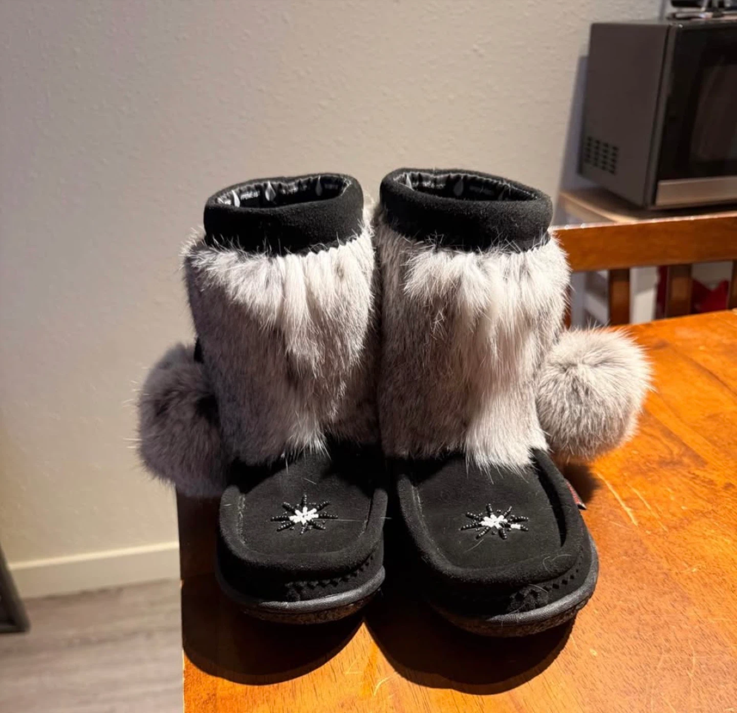 MINUK Comfort Boots - Black/Grey - Size 8 - photo 2