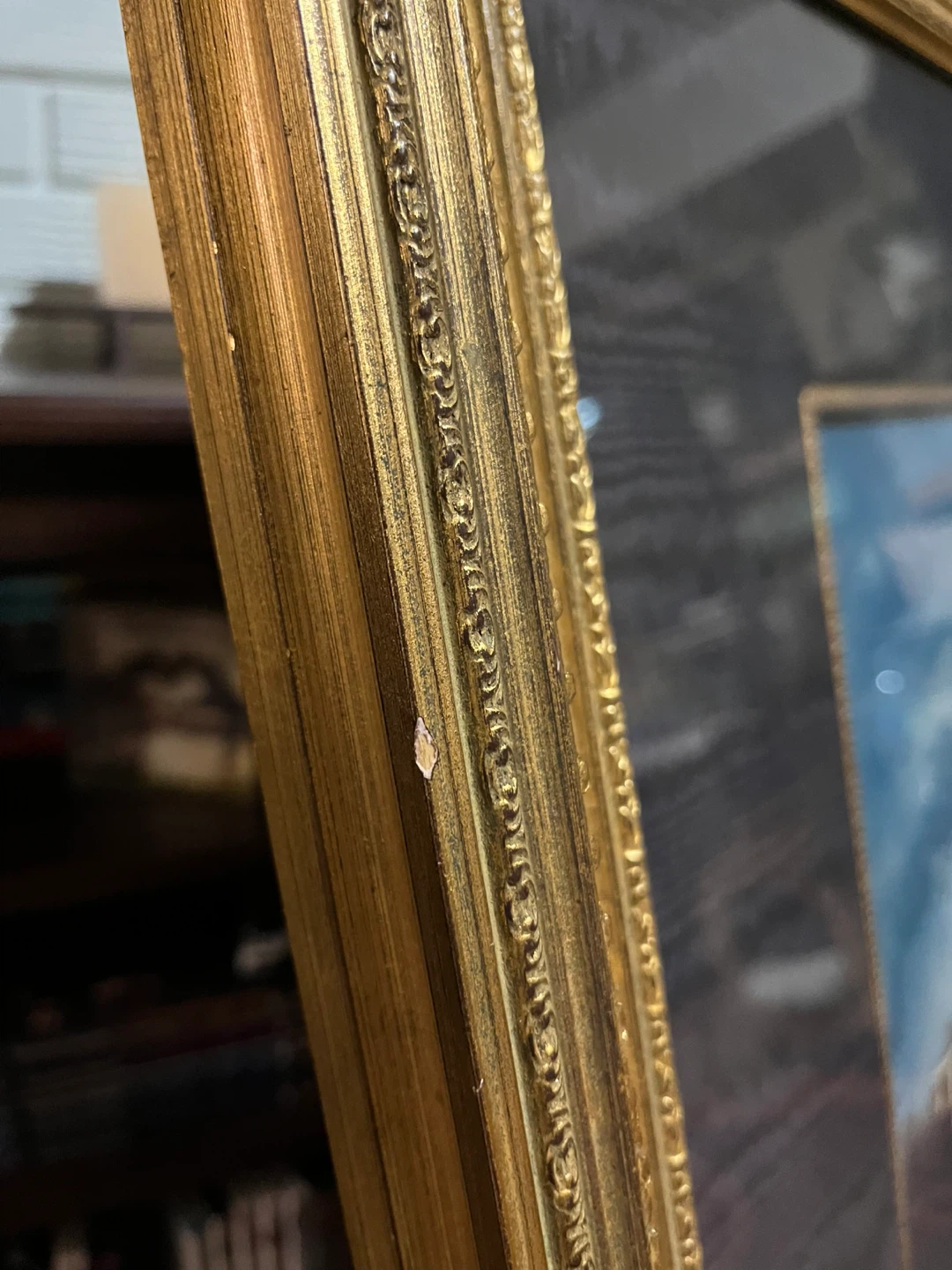 Framed Artwork of Birds in a Cage - photo 3