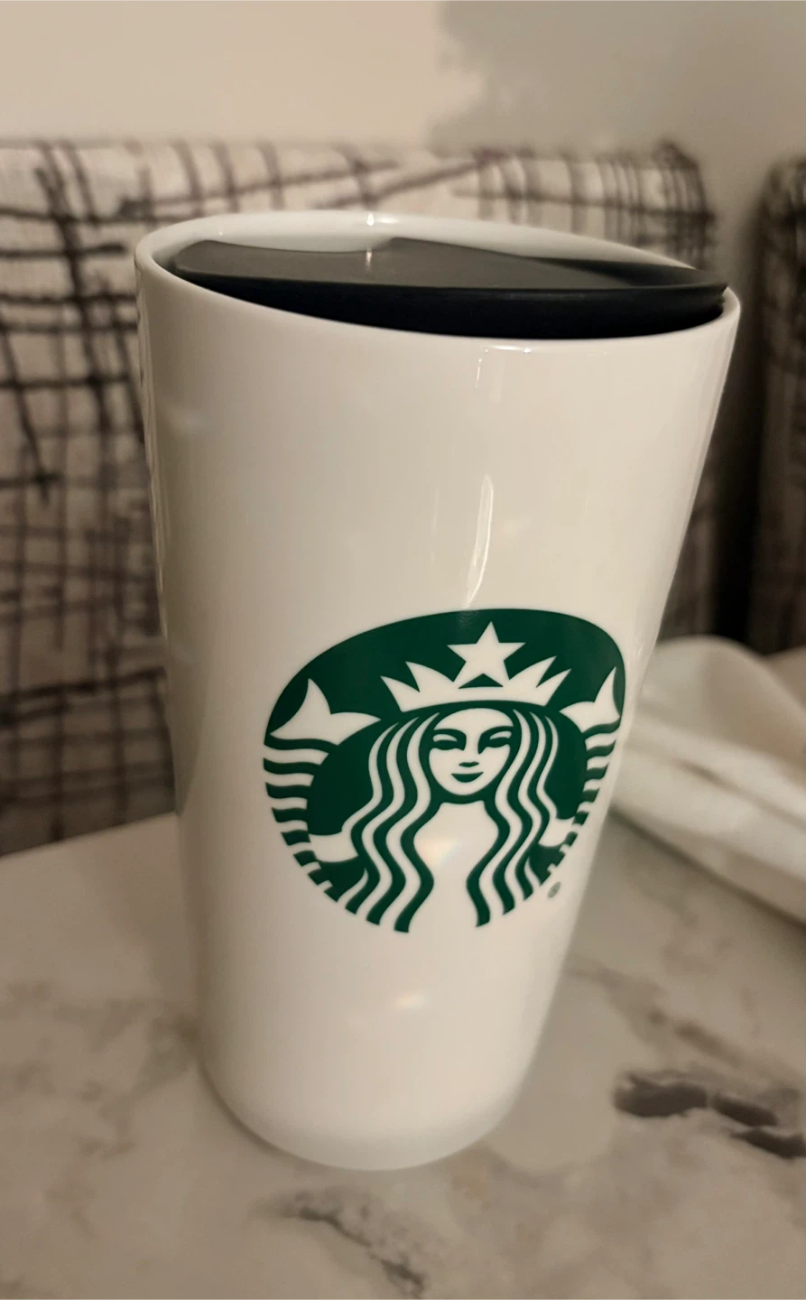 🥕Brand New Starbucks Ceramic Tumbler with Lid