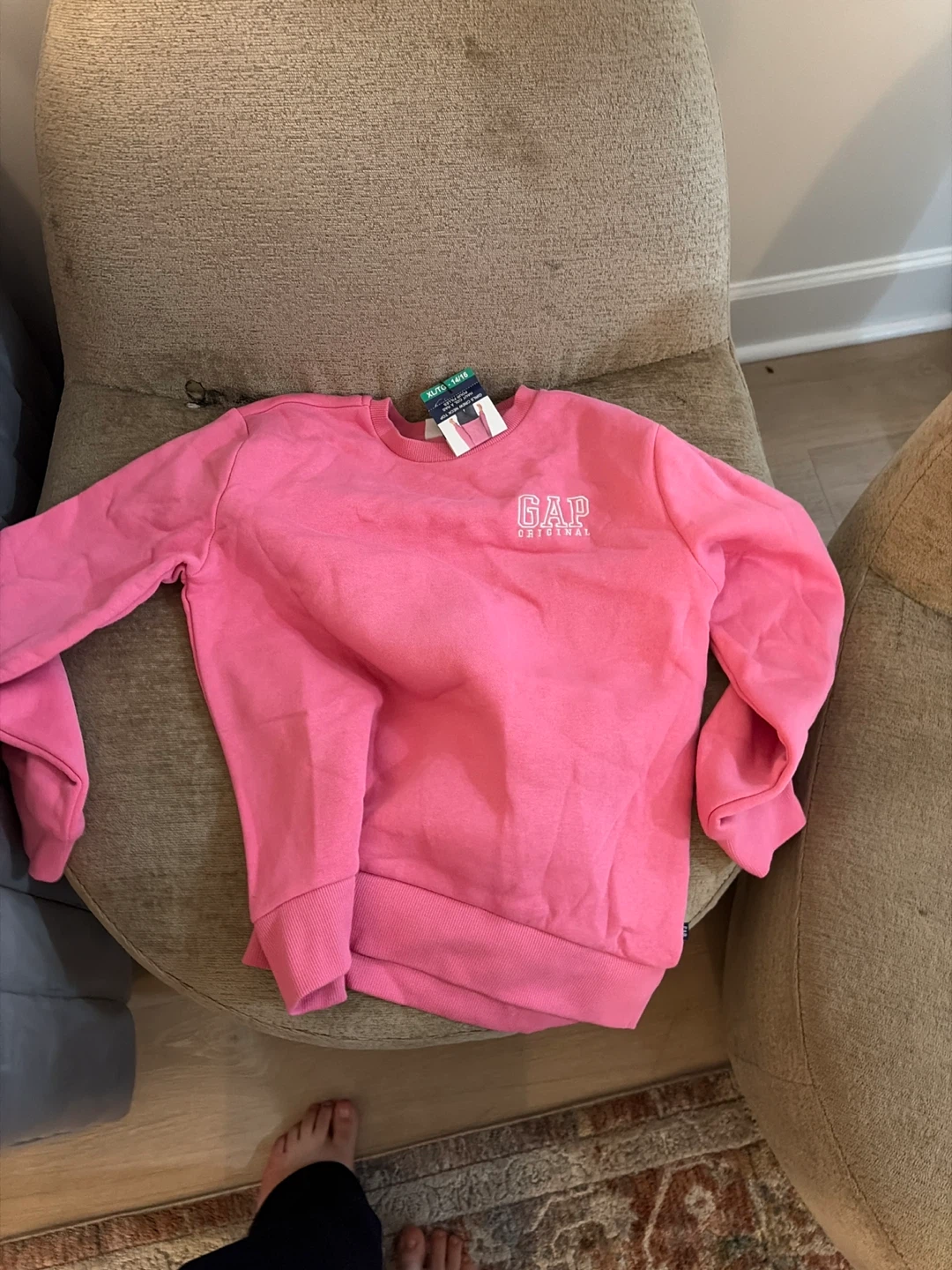 Pink Gap Original Sweatshirt XL/TC 14/16