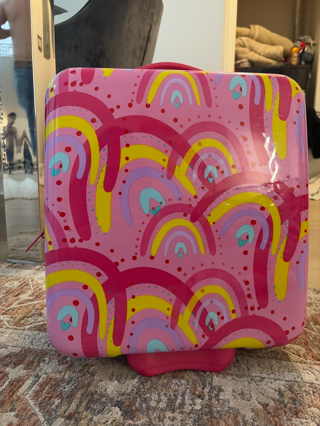 Kids Pink Rainbow Suitcase - photo 2