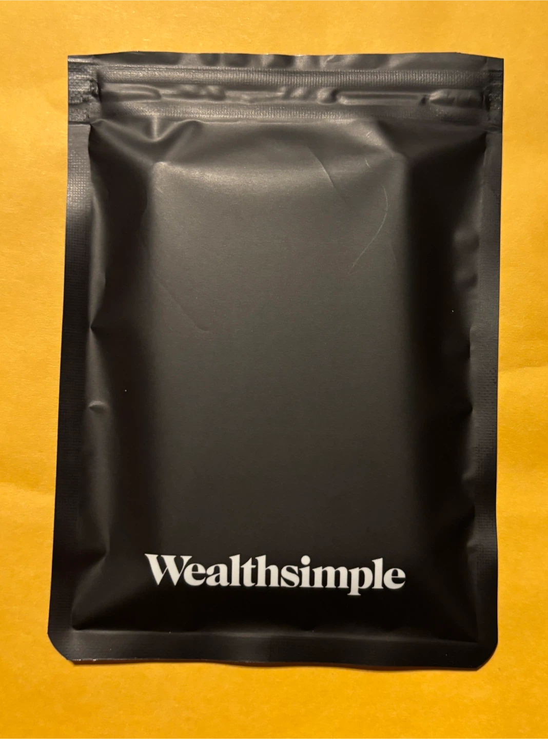 Wealthsimple Brown Magnetic Leather Card Holder 🥕