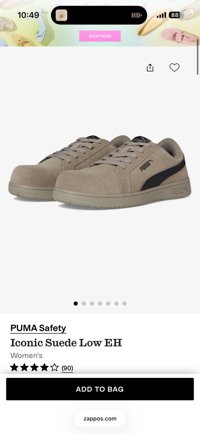 PUMA Safety Iconic Suede Low EH Women's Shoes