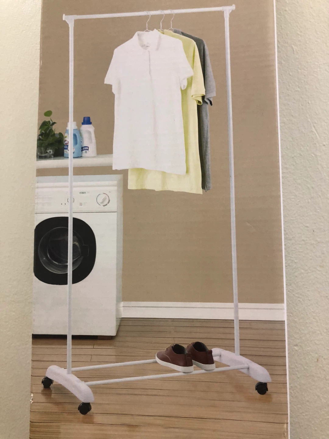 Mainstays Garment Rack on Wheels - photo 4