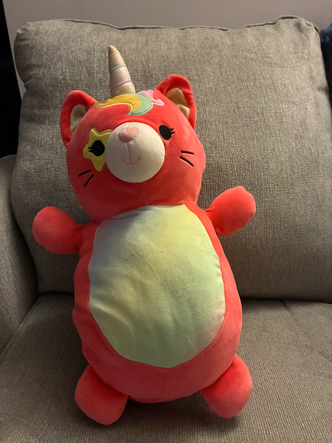 Pink Cat Unicorn Plush Toy