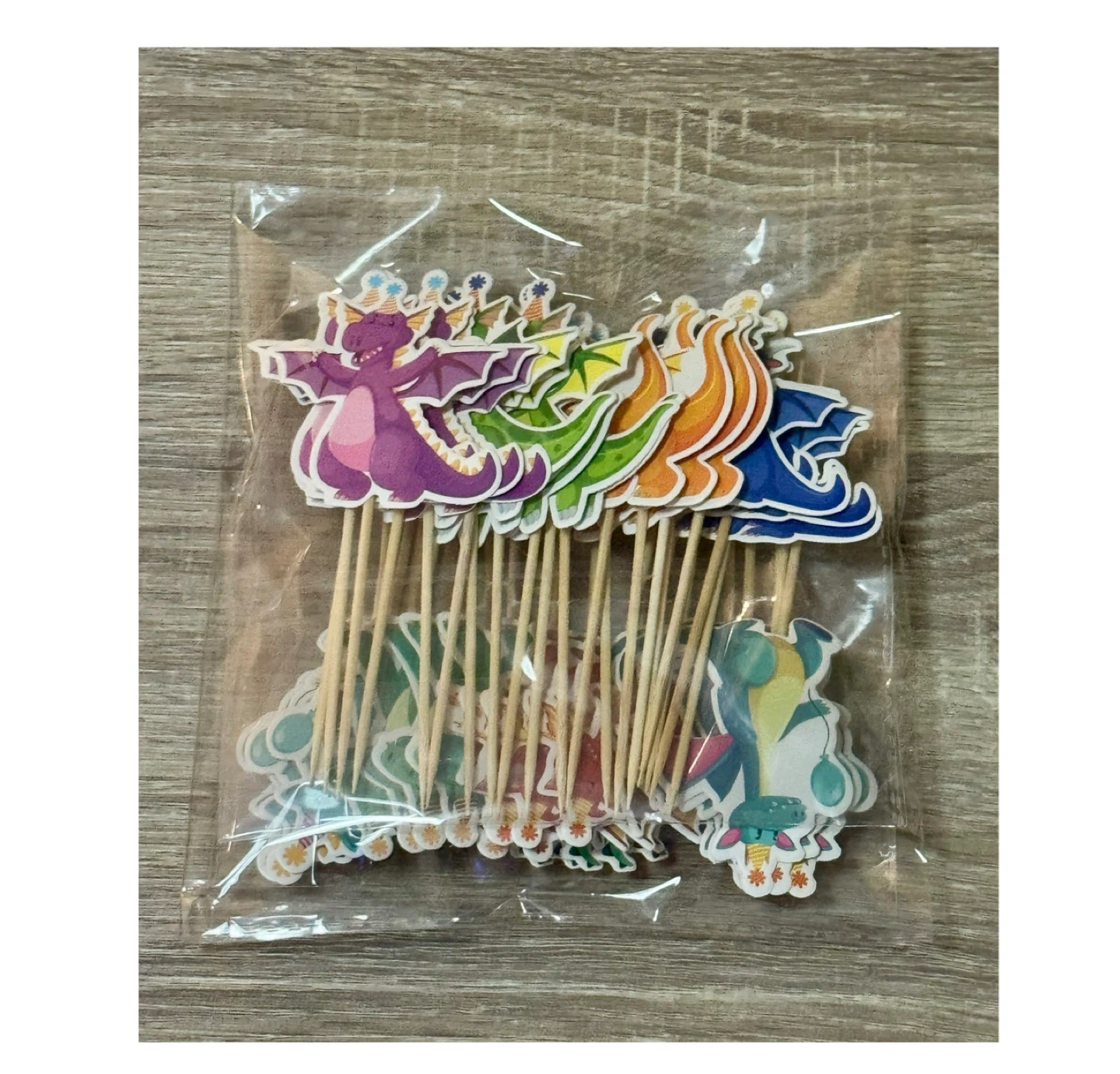 Brand new 40 Pcs Dinosaur Cupcake Toppers - photo 2