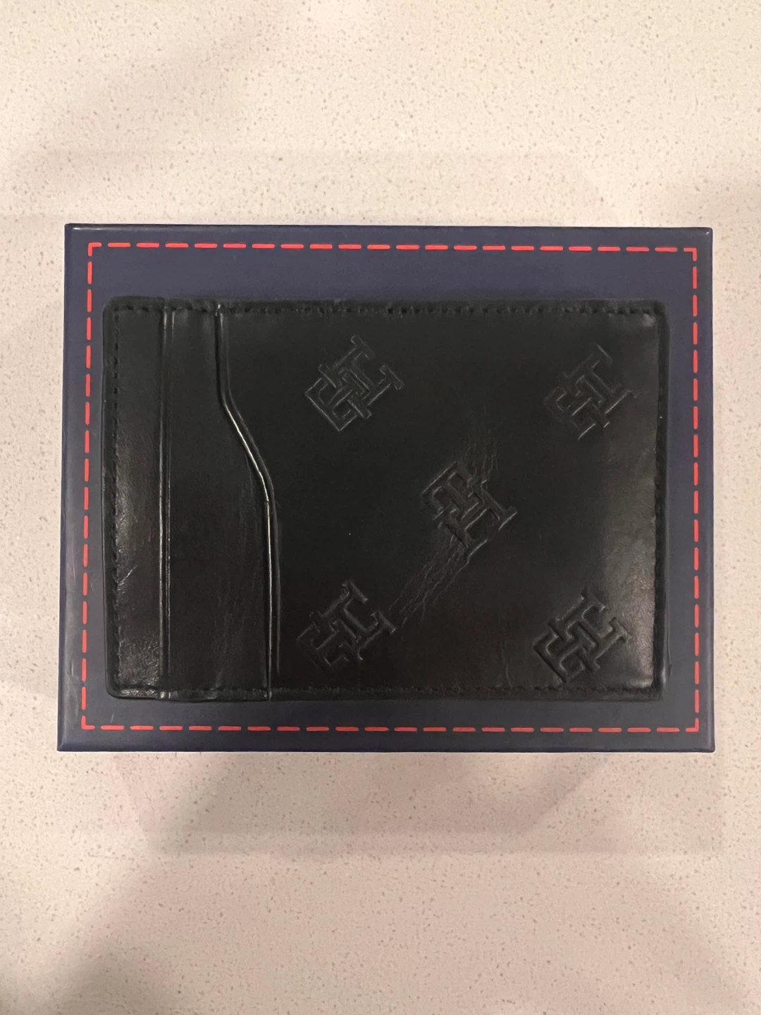 Tommy Hilfiger Black RFID Protection Card Holder Wallet