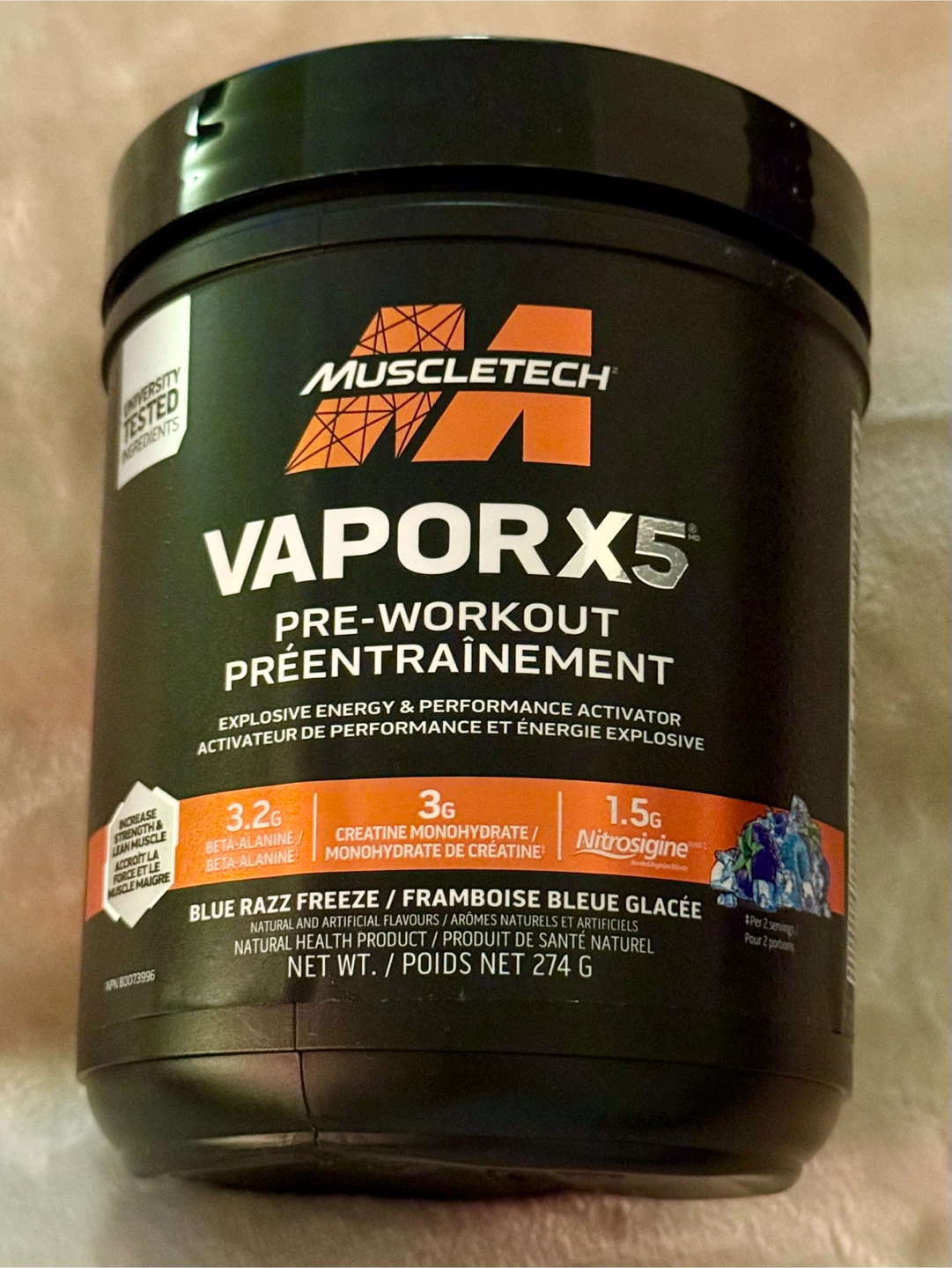NIB Sealed MT Vapor X5 Pre-Workout