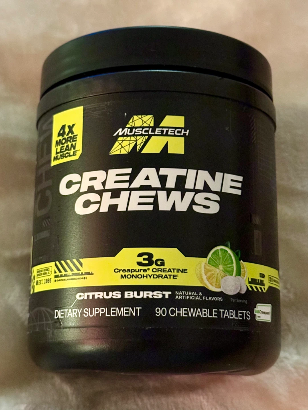 NIB Sealed Creatine Chews 90 Count