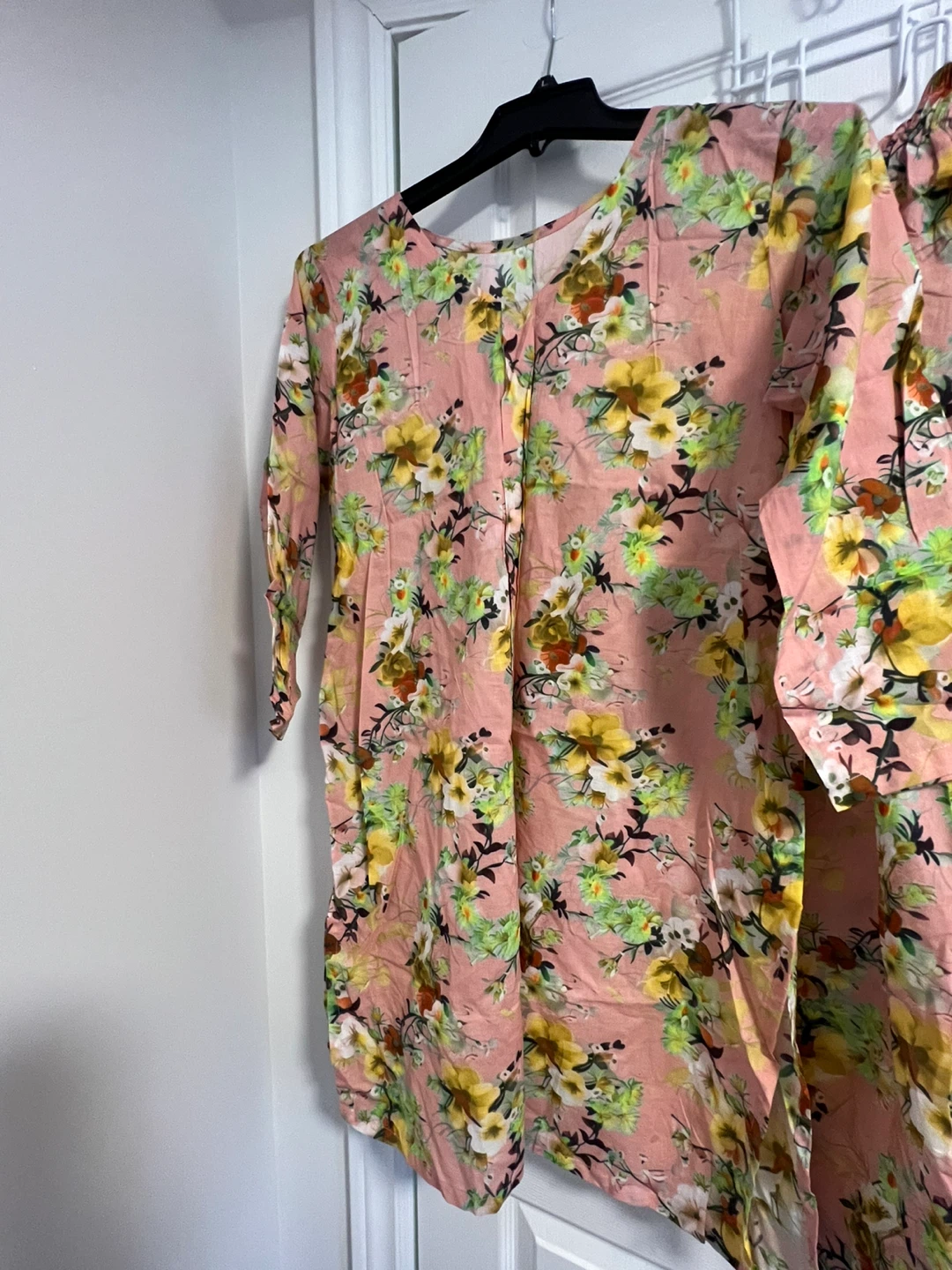 Women's Floral Print Kurti and Pants Set - photo 2