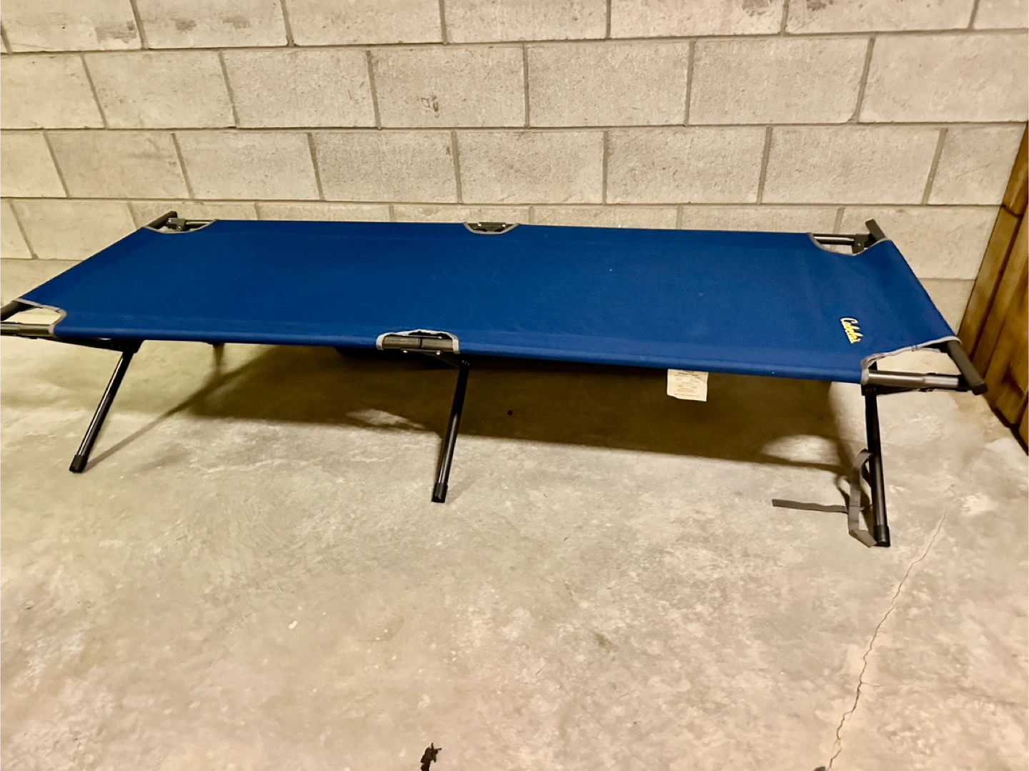 Cabela's Blue Camping Cot