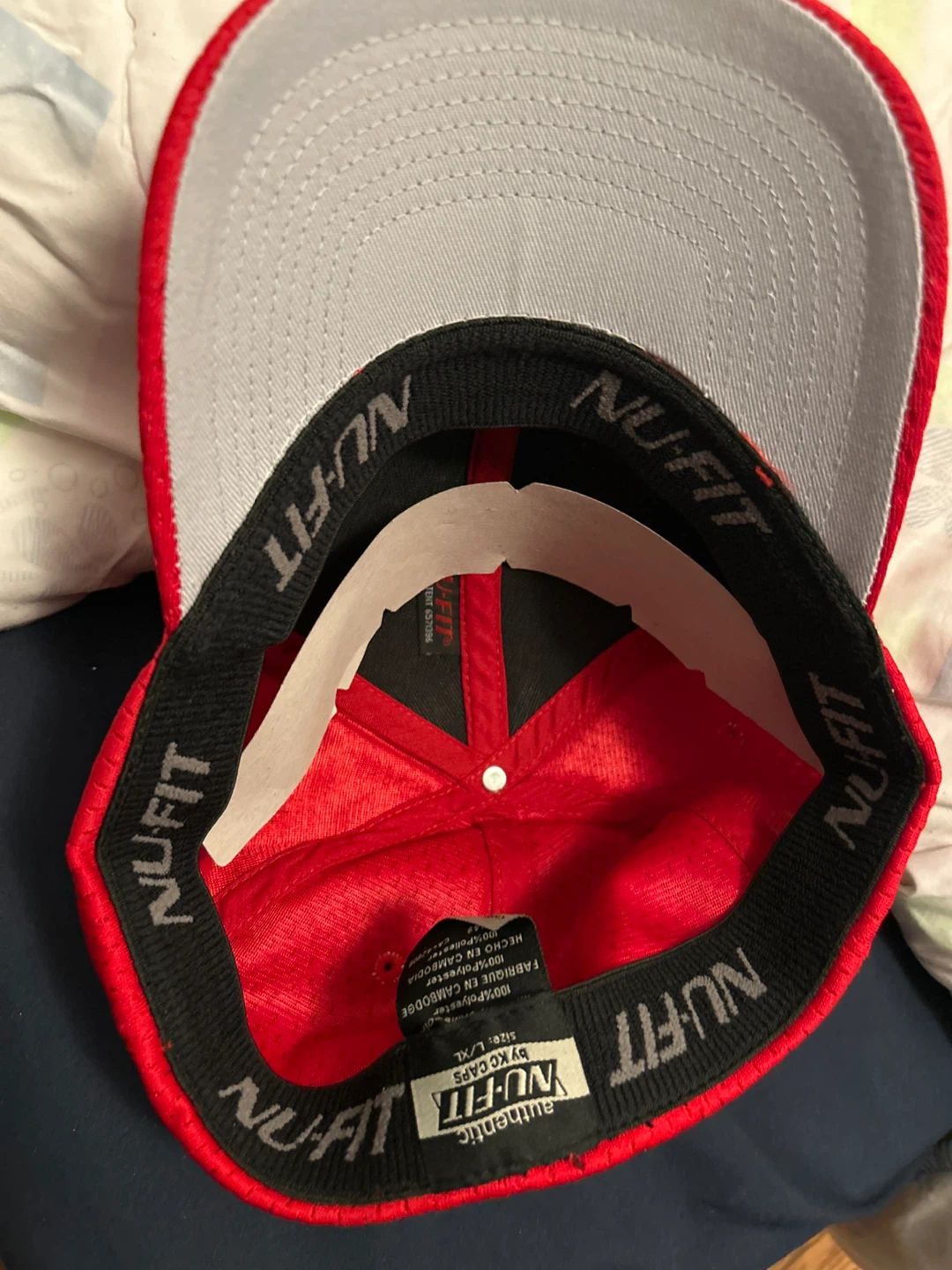 Red Mesh Baseball Cap - photo 2