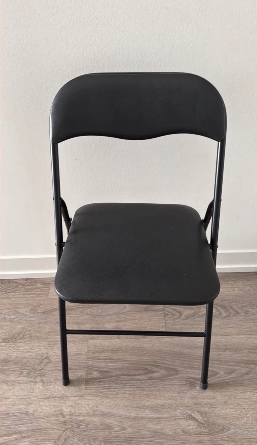 Black Folding Chair